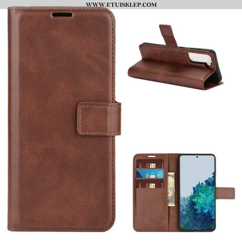 Etui Folio do Samsung Galaxy S21 5G Wąski Krój Ze Sztucznej Skóry